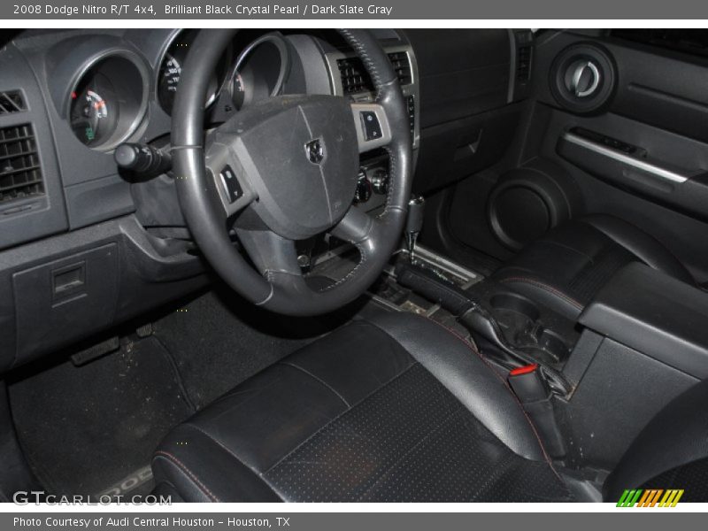 Brilliant Black Crystal Pearl / Dark Slate Gray 2008 Dodge Nitro R/T 4x4