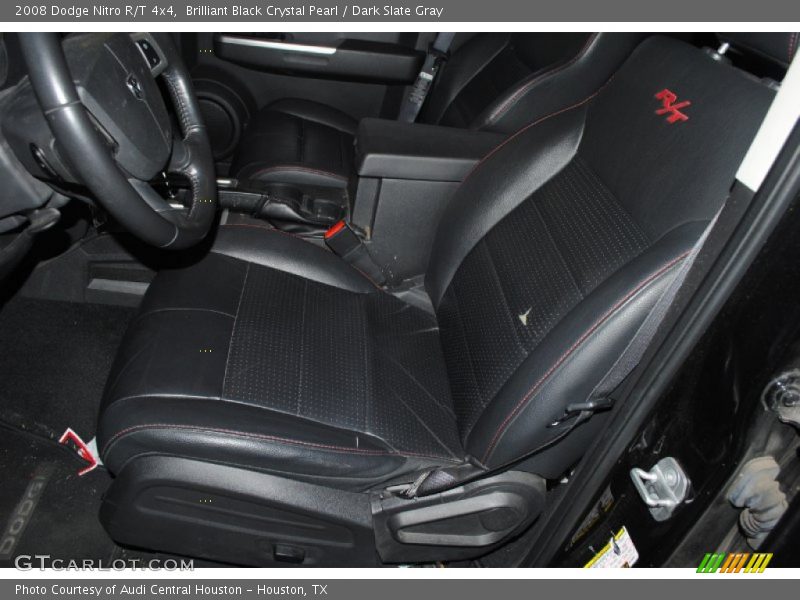 Brilliant Black Crystal Pearl / Dark Slate Gray 2008 Dodge Nitro R/T 4x4