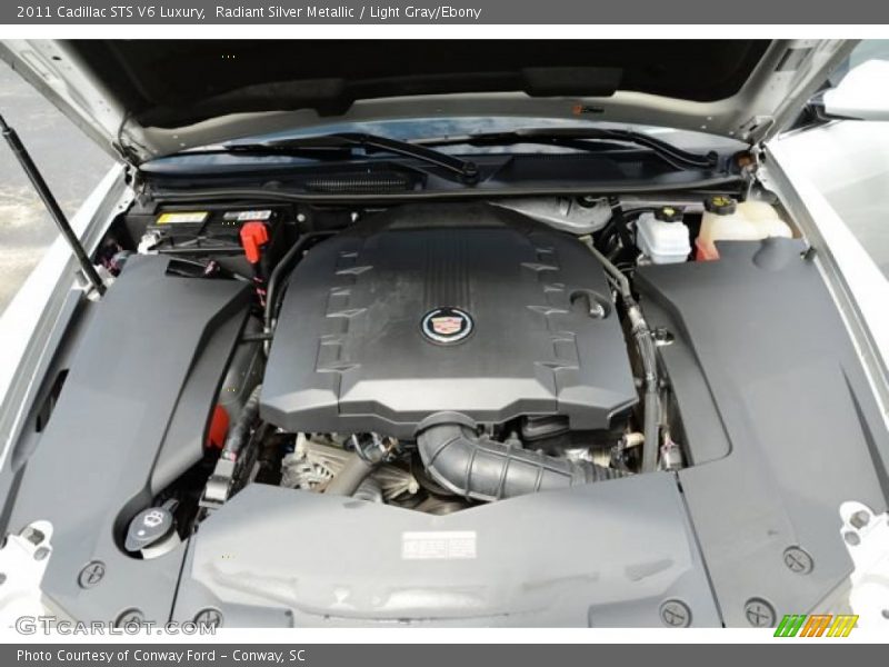 Radiant Silver Metallic / Light Gray/Ebony 2011 Cadillac STS V6 Luxury