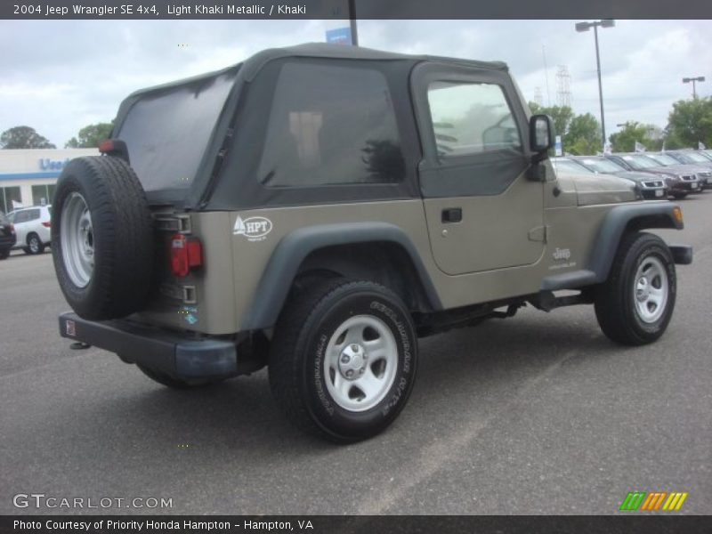 Light Khaki Metallic / Khaki 2004 Jeep Wrangler SE 4x4