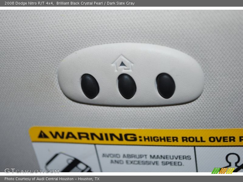 Brilliant Black Crystal Pearl / Dark Slate Gray 2008 Dodge Nitro R/T 4x4