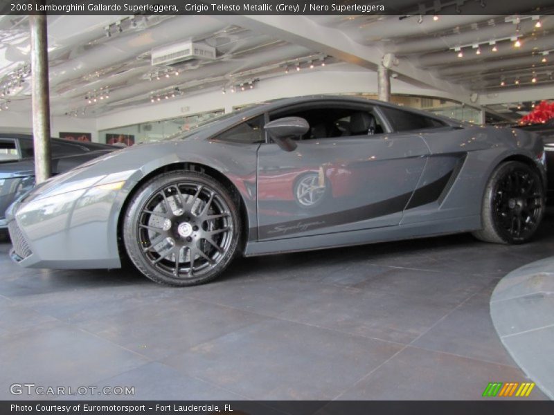 Grigio Telesto Metallic (Grey) / Nero Superleggera 2008 Lamborghini Gallardo Superleggera