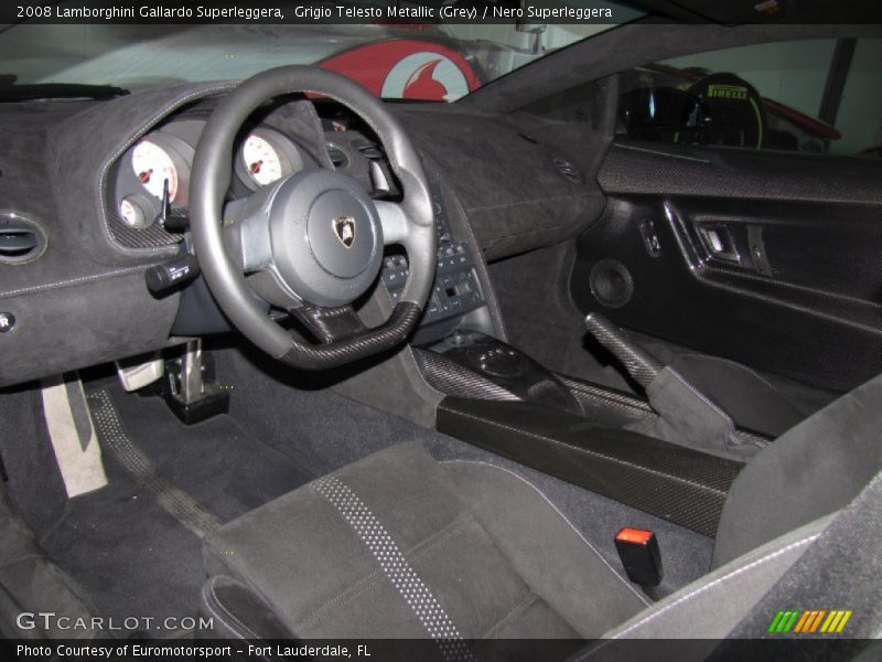 Nero Superleggera Interior - 2008 Gallardo Superleggera 