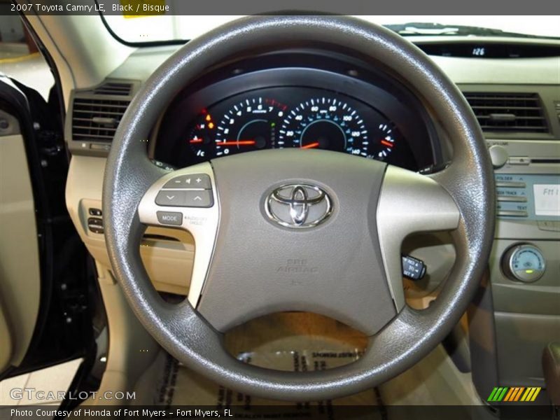 Black / Bisque 2007 Toyota Camry LE