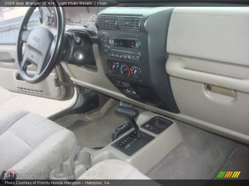 Light Khaki Metallic / Khaki 2004 Jeep Wrangler SE 4x4