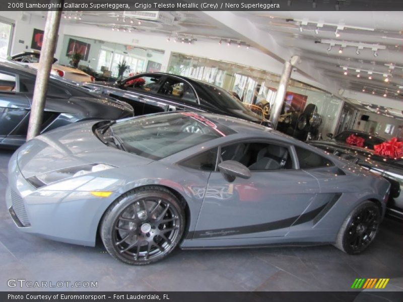 Grigio Telesto Metallic (Grey) / Nero Superleggera 2008 Lamborghini Gallardo Superleggera