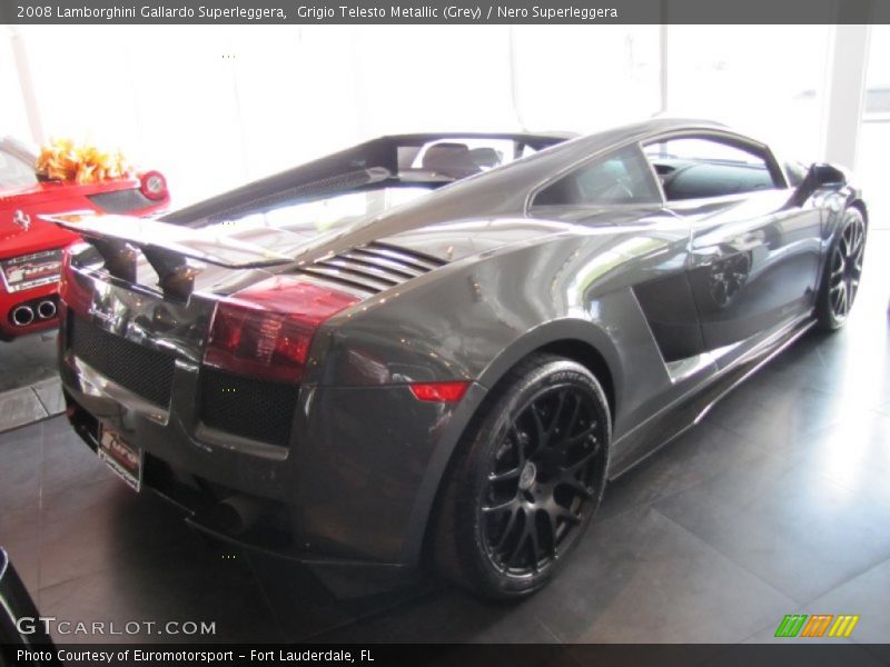 Grigio Telesto Metallic (Grey) / Nero Superleggera 2008 Lamborghini Gallardo Superleggera