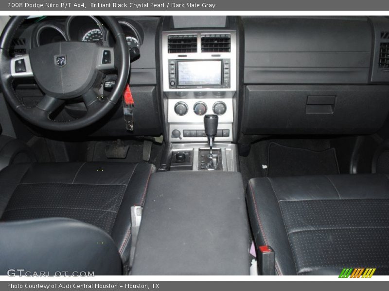 Brilliant Black Crystal Pearl / Dark Slate Gray 2008 Dodge Nitro R/T 4x4