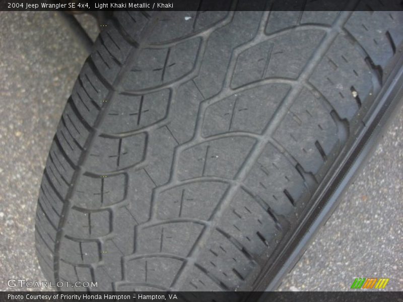 Light Khaki Metallic / Khaki 2004 Jeep Wrangler SE 4x4