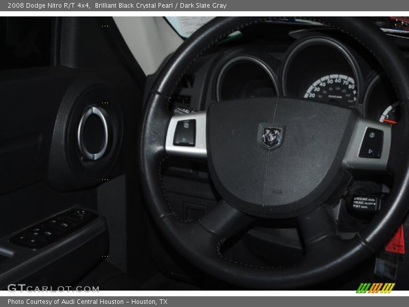 Brilliant Black Crystal Pearl / Dark Slate Gray 2008 Dodge Nitro R/T 4x4