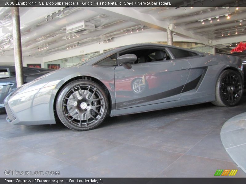Grigio Telesto Metallic (Grey) / Nero Superleggera 2008 Lamborghini Gallardo Superleggera