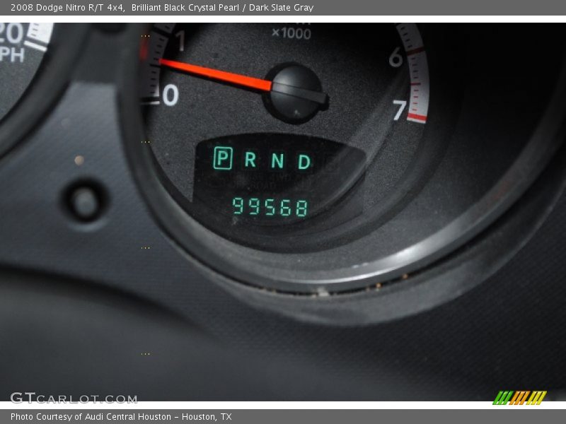 Brilliant Black Crystal Pearl / Dark Slate Gray 2008 Dodge Nitro R/T 4x4