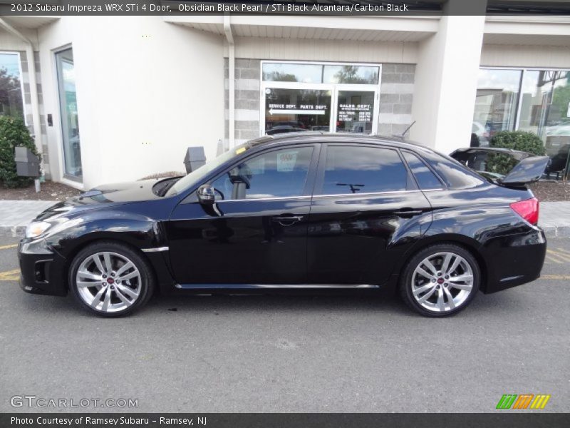  2012 Impreza WRX STi 4 Door Obsidian Black Pearl