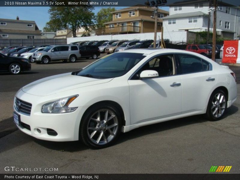 Winter Frost White / Charcoal 2010 Nissan Maxima 3.5 SV Sport