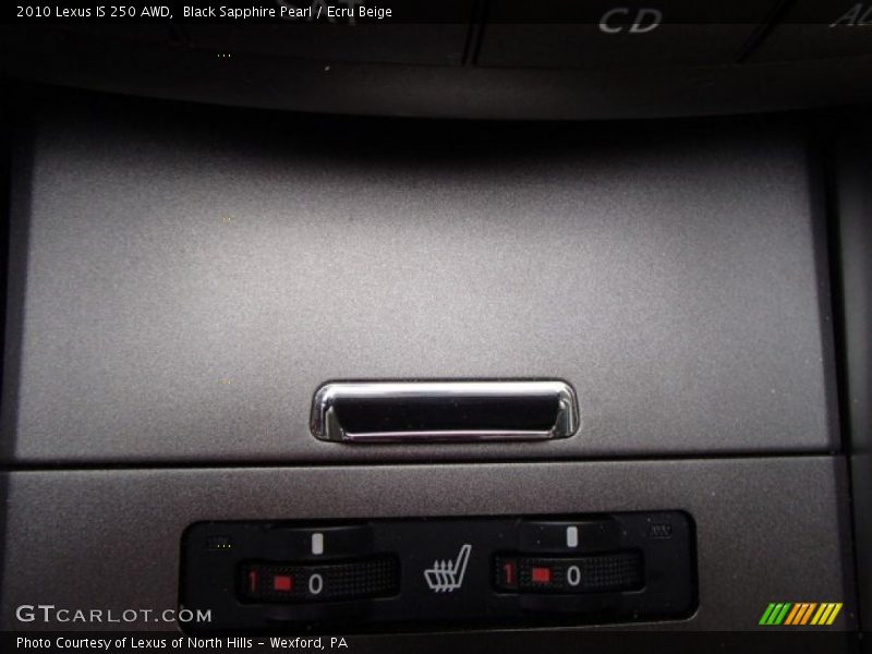 Black Sapphire Pearl / Ecru Beige 2010 Lexus IS 250 AWD
