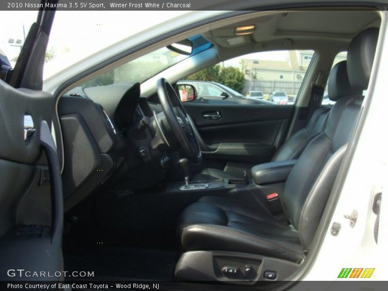 Winter Frost White / Charcoal 2010 Nissan Maxima 3.5 SV Sport