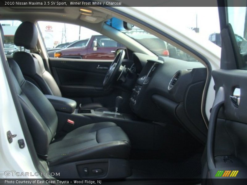 Winter Frost White / Charcoal 2010 Nissan Maxima 3.5 SV Sport