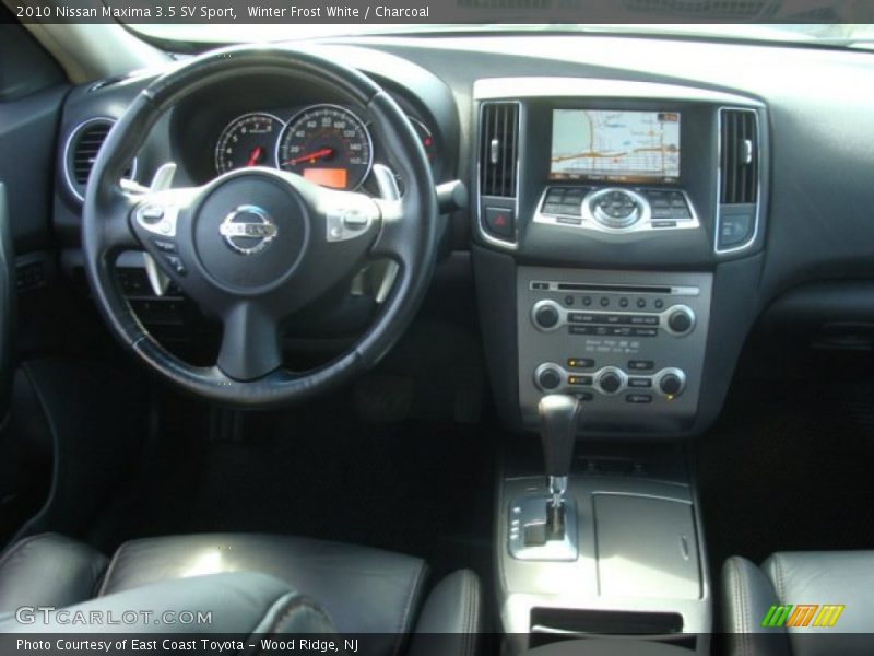 Winter Frost White / Charcoal 2010 Nissan Maxima 3.5 SV Sport