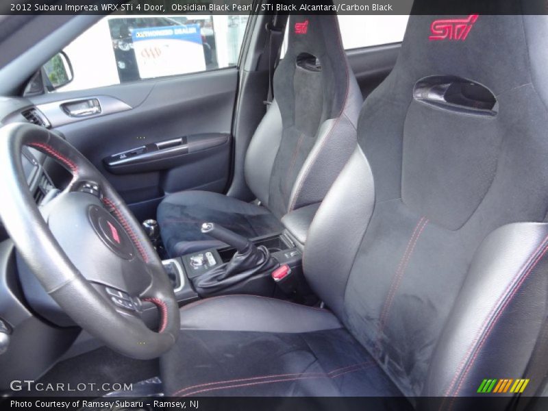 Front Seat of 2012 Impreza WRX STi 4 Door