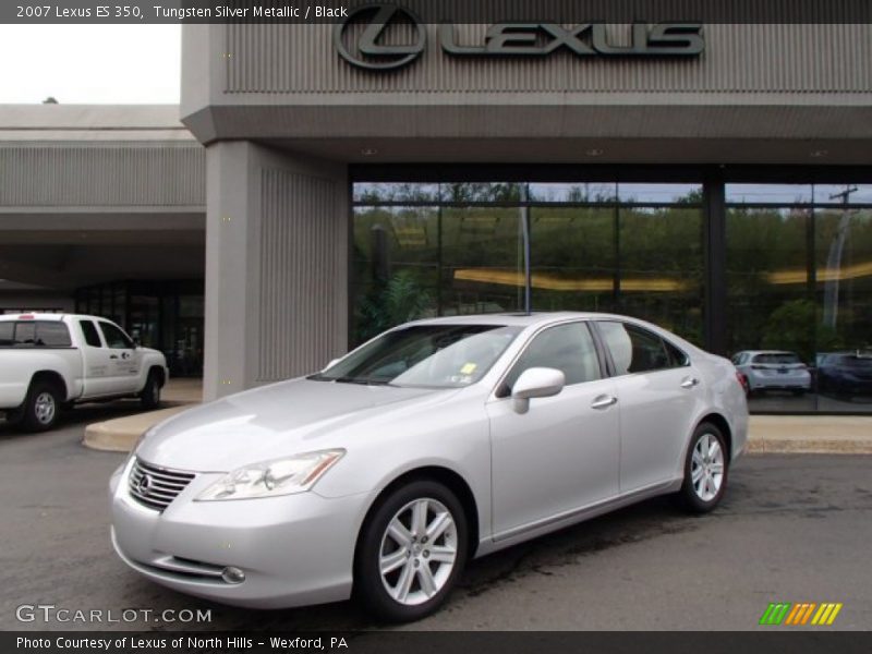 Tungsten Silver Metallic / Black 2007 Lexus ES 350