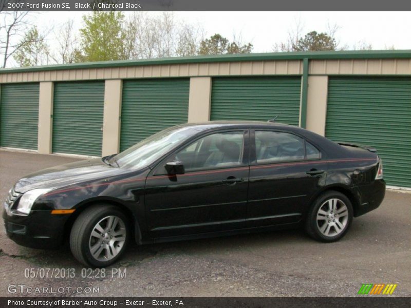 Black / Charcoal Black 2007 Ford Fusion SE