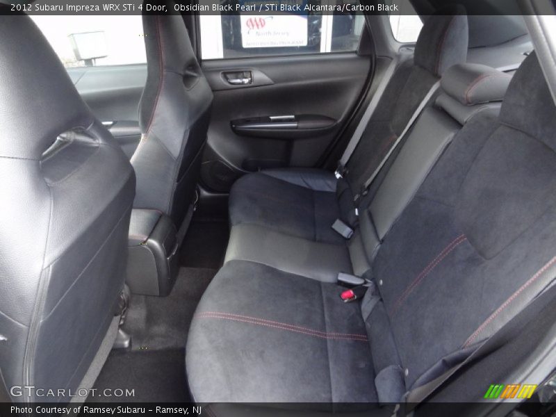 Rear Seat of 2012 Impreza WRX STi 4 Door