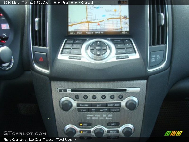 Winter Frost White / Charcoal 2010 Nissan Maxima 3.5 SV Sport