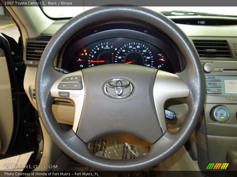 Black / Bisque 2007 Toyota Camry CE