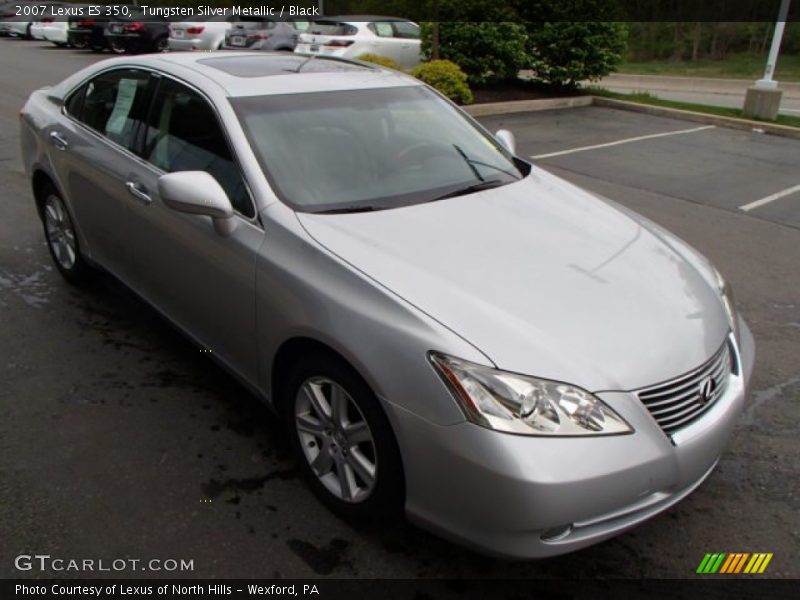 Tungsten Silver Metallic / Black 2007 Lexus ES 350