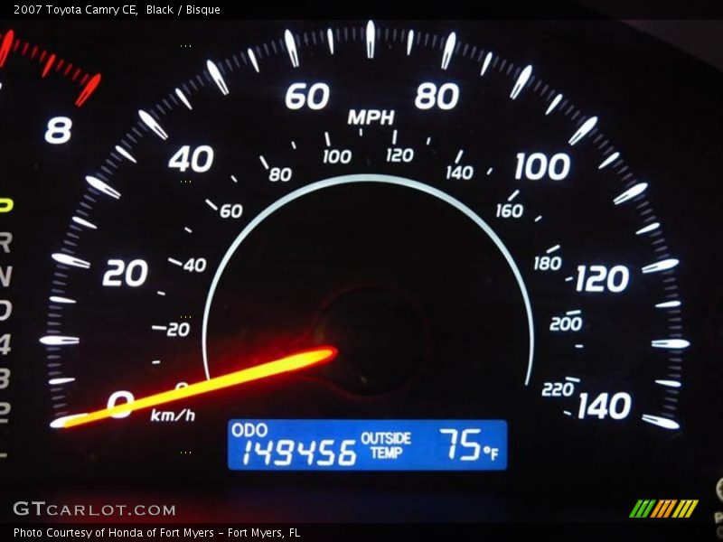 Black / Bisque 2007 Toyota Camry CE