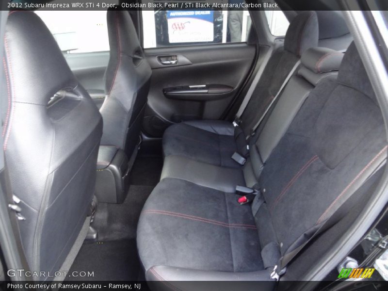 Rear Seat of 2012 Impreza WRX STi 4 Door