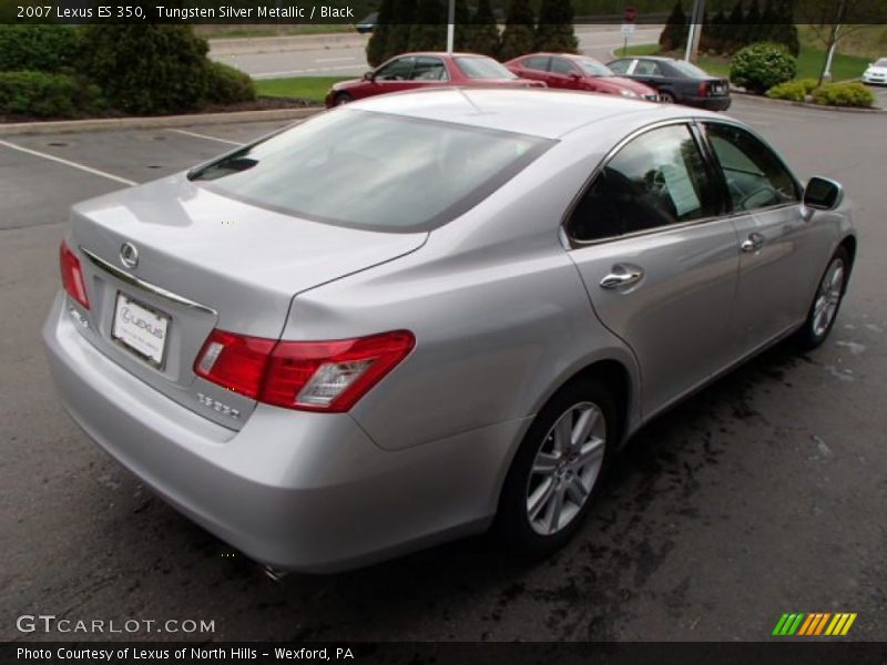 Tungsten Silver Metallic / Black 2007 Lexus ES 350