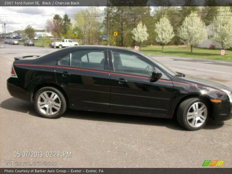 Black / Charcoal Black 2007 Ford Fusion SE