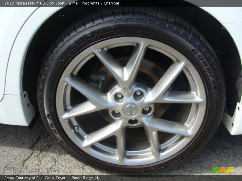 Winter Frost White / Charcoal 2010 Nissan Maxima 3.5 SV Sport