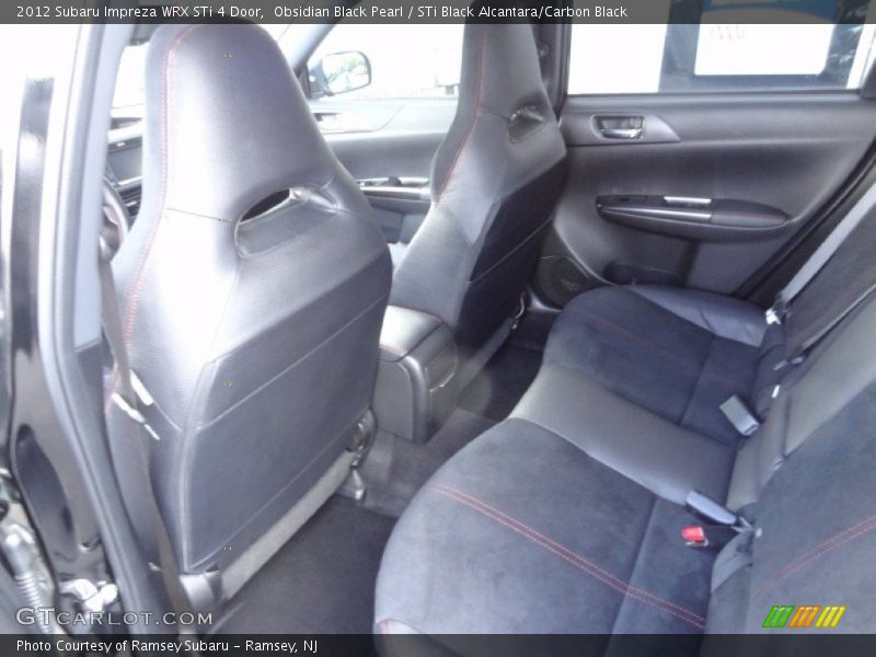 Obsidian Black Pearl / STi Black Alcantara/Carbon Black 2012 Subaru Impreza WRX STi 4 Door