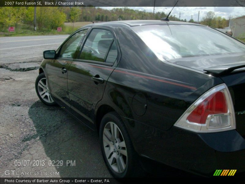 Black / Charcoal Black 2007 Ford Fusion SE