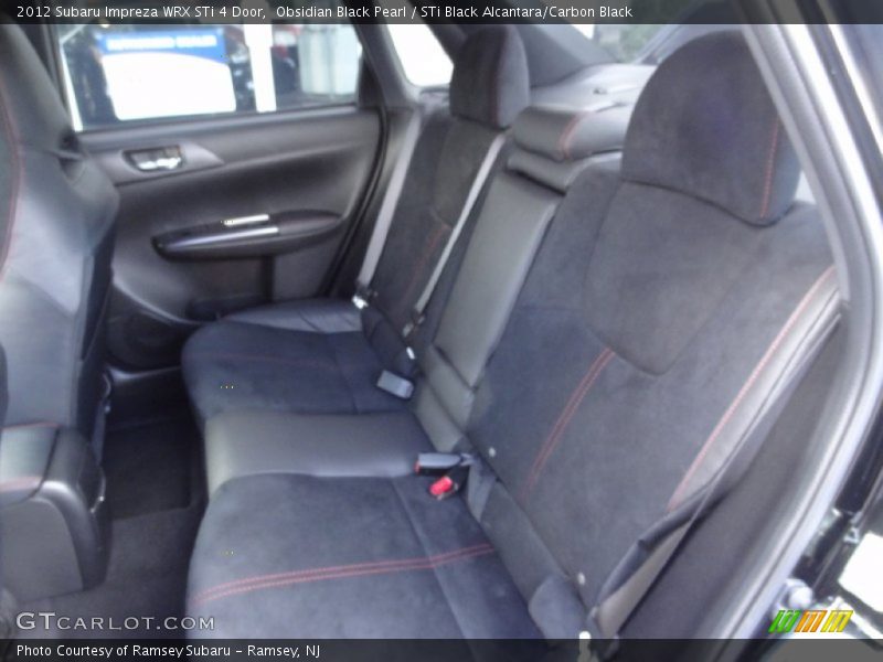 Obsidian Black Pearl / STi Black Alcantara/Carbon Black 2012 Subaru Impreza WRX STi 4 Door