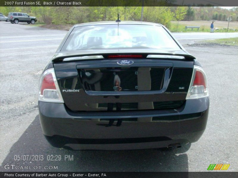 Black / Charcoal Black 2007 Ford Fusion SE