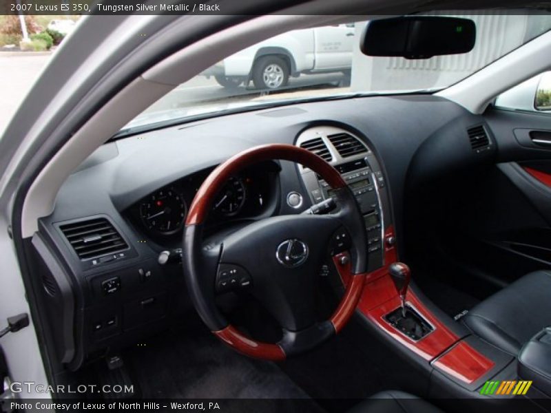 Tungsten Silver Metallic / Black 2007 Lexus ES 350