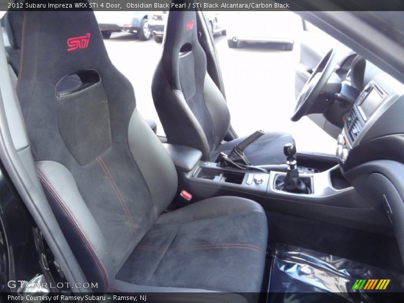 Front Seat of 2012 Impreza WRX STi 4 Door