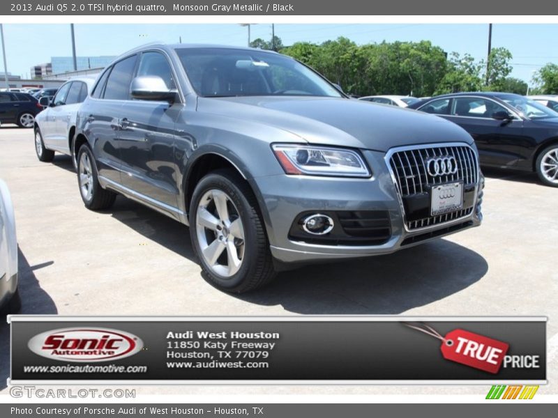 Monsoon Gray Metallic / Black 2013 Audi Q5 2.0 TFSI hybrid quattro