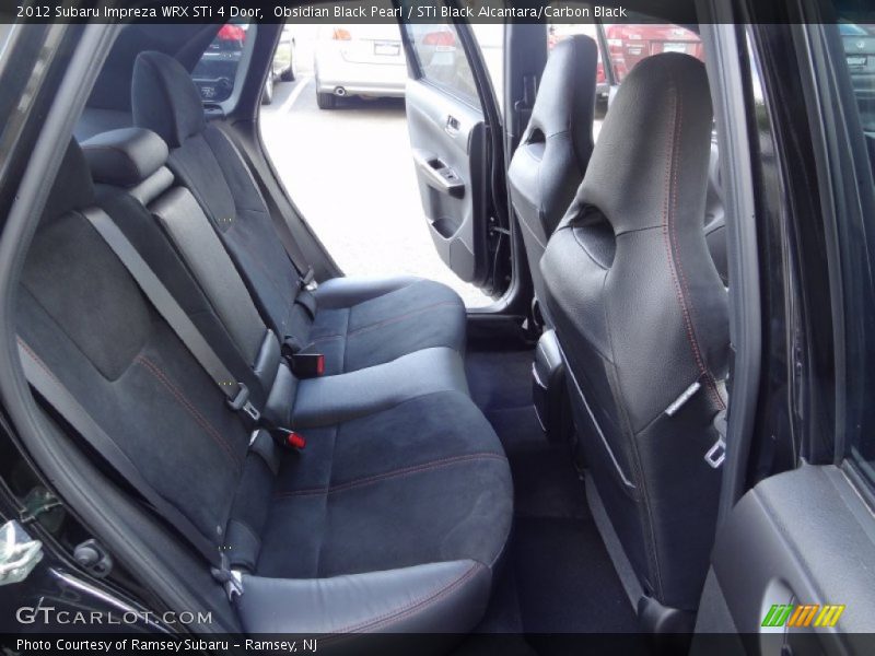 Rear Seat of 2012 Impreza WRX STi 4 Door