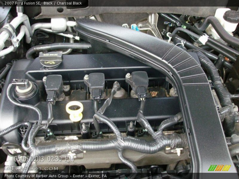 Black / Charcoal Black 2007 Ford Fusion SE