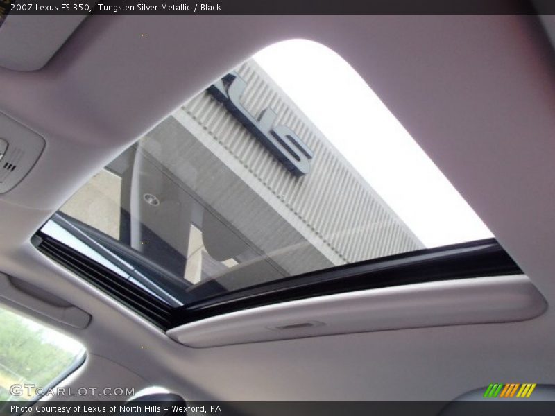 Tungsten Silver Metallic / Black 2007 Lexus ES 350