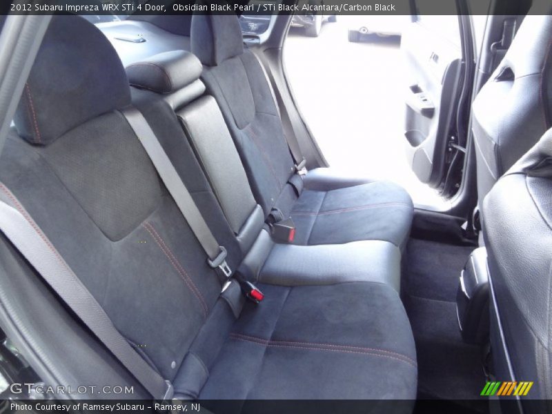 Rear Seat of 2012 Impreza WRX STi 4 Door