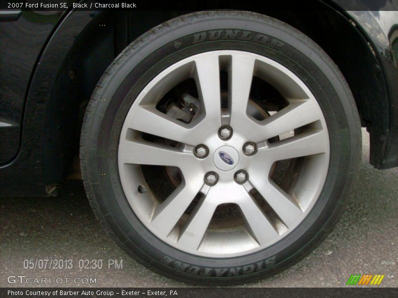 Black / Charcoal Black 2007 Ford Fusion SE