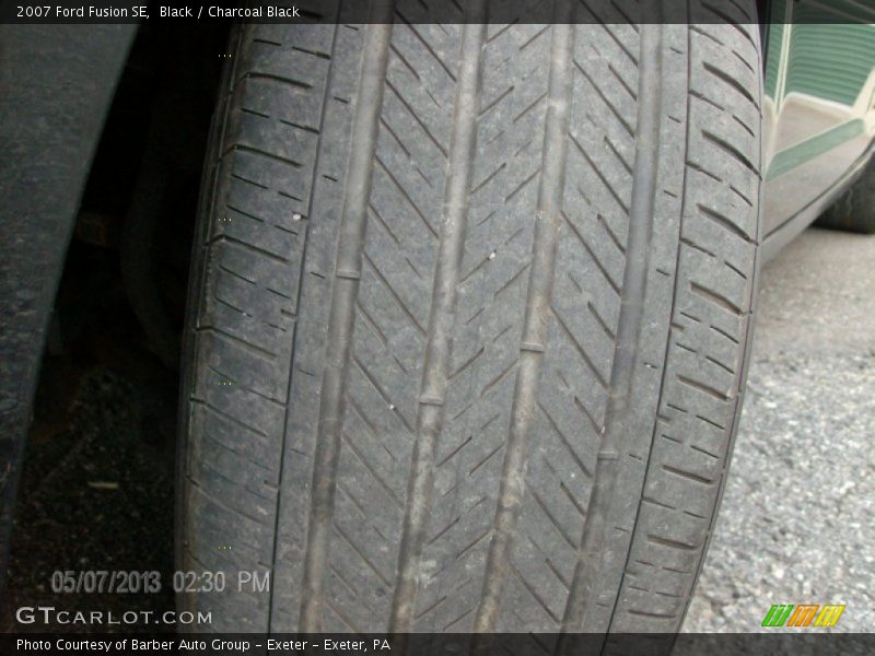 Black / Charcoal Black 2007 Ford Fusion SE