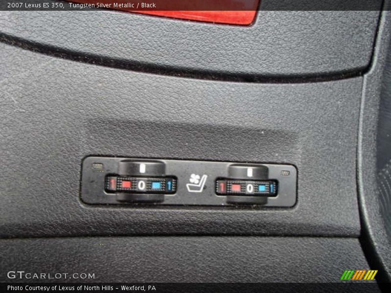 Tungsten Silver Metallic / Black 2007 Lexus ES 350