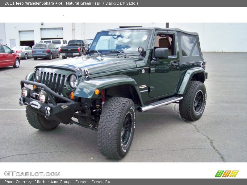Natural Green Pearl / Black/Dark Saddle 2011 Jeep Wrangler Sahara 4x4