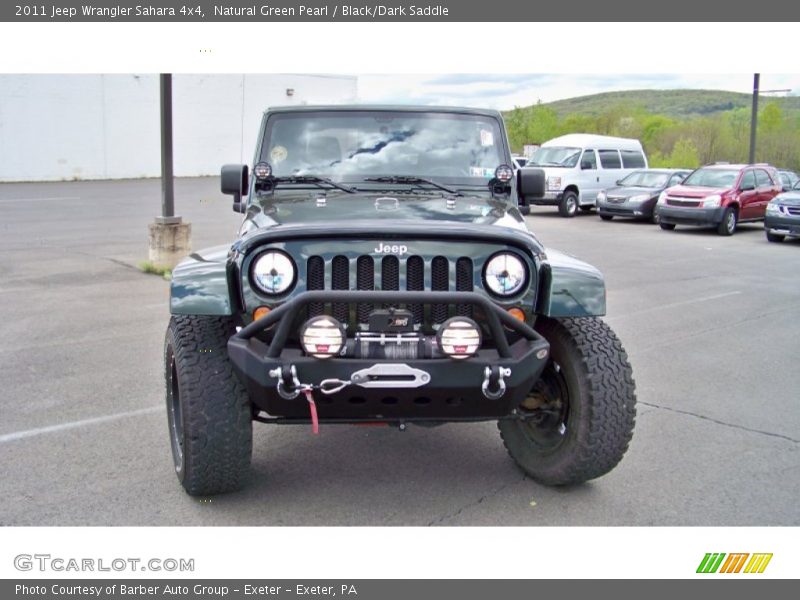 Natural Green Pearl / Black/Dark Saddle 2011 Jeep Wrangler Sahara 4x4